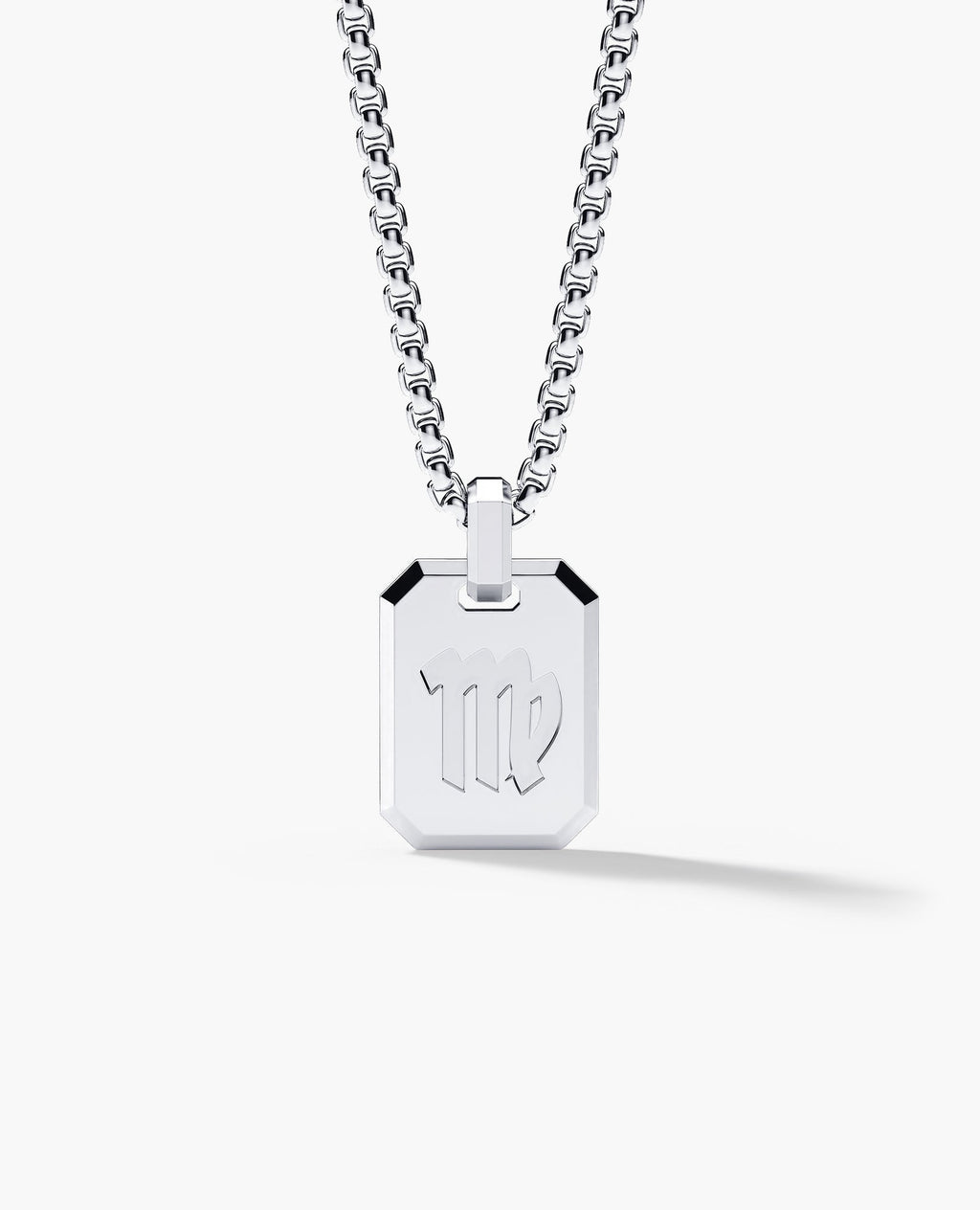 VIRGO MINI ZODIAC Dog Tag Gold Pendant