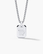 VIRGO MINI ZODIAC Dog Tag Gold Pendant