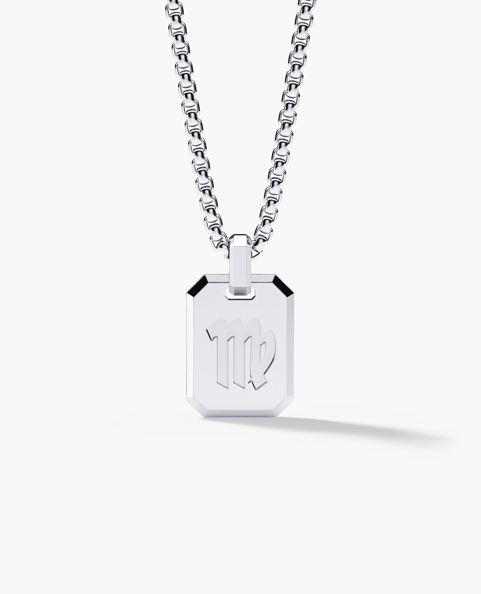 VIRGO MINI ZODIAC Dog Tag Gold Pendant