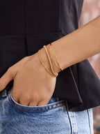 Round Lab Grown Diamond Tennis Bracelet