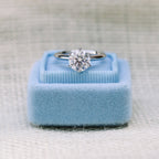 2.50 CT Round Moissanite Solitaire Engagement Ring