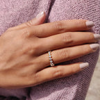 Round Cut With Yellow Gold Wedding Band