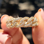 Full Eternity Chain Wedding Band