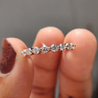 Yellow Gold Wedding Band – Round Old Mine Cut