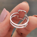 Round Cut Ring Enhancer Wedding Band In Wrap Guard style