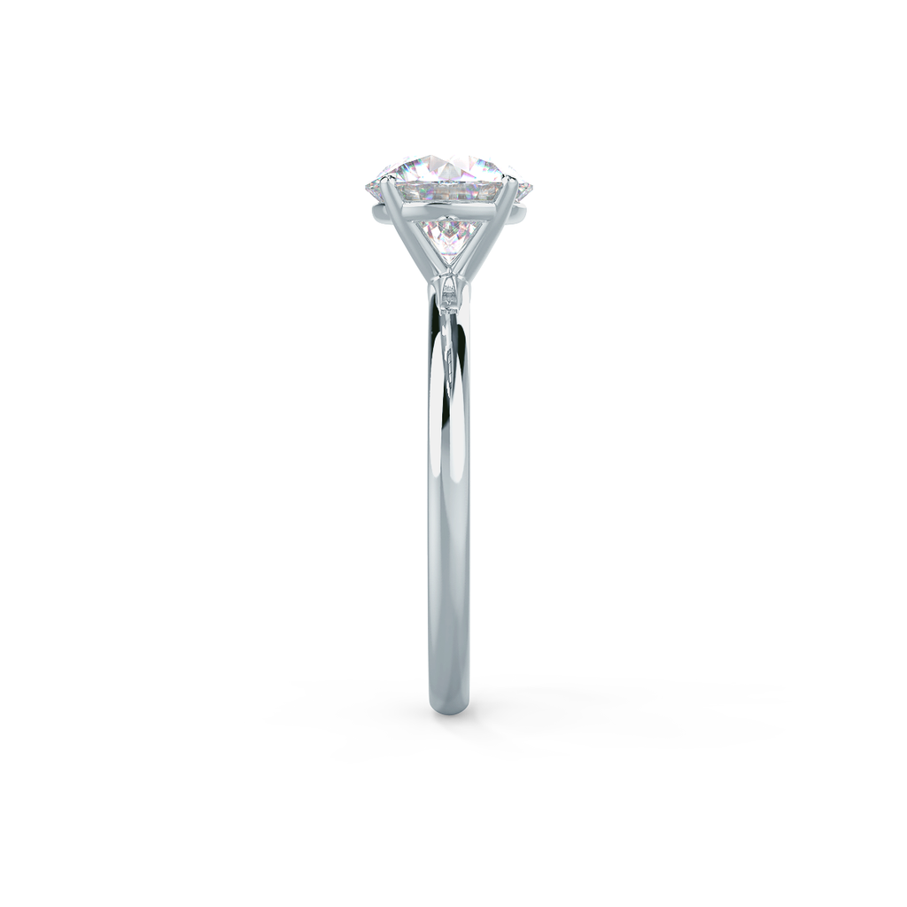 1.75 CT Round Brilliant Cut Moissanite Solitaire Engagement Ring