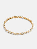 Pear Cut Lab Grown Diamond Tennis Bracelet