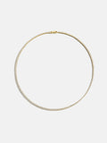 Round Lab Grown Diamond Tennis Necklace