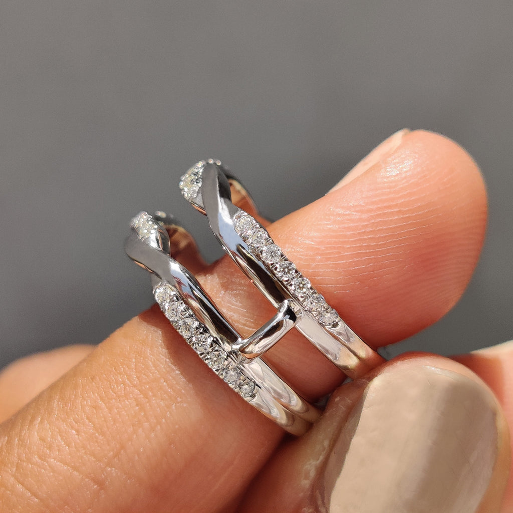 Round Cut Ring Enhancer Wedding Band