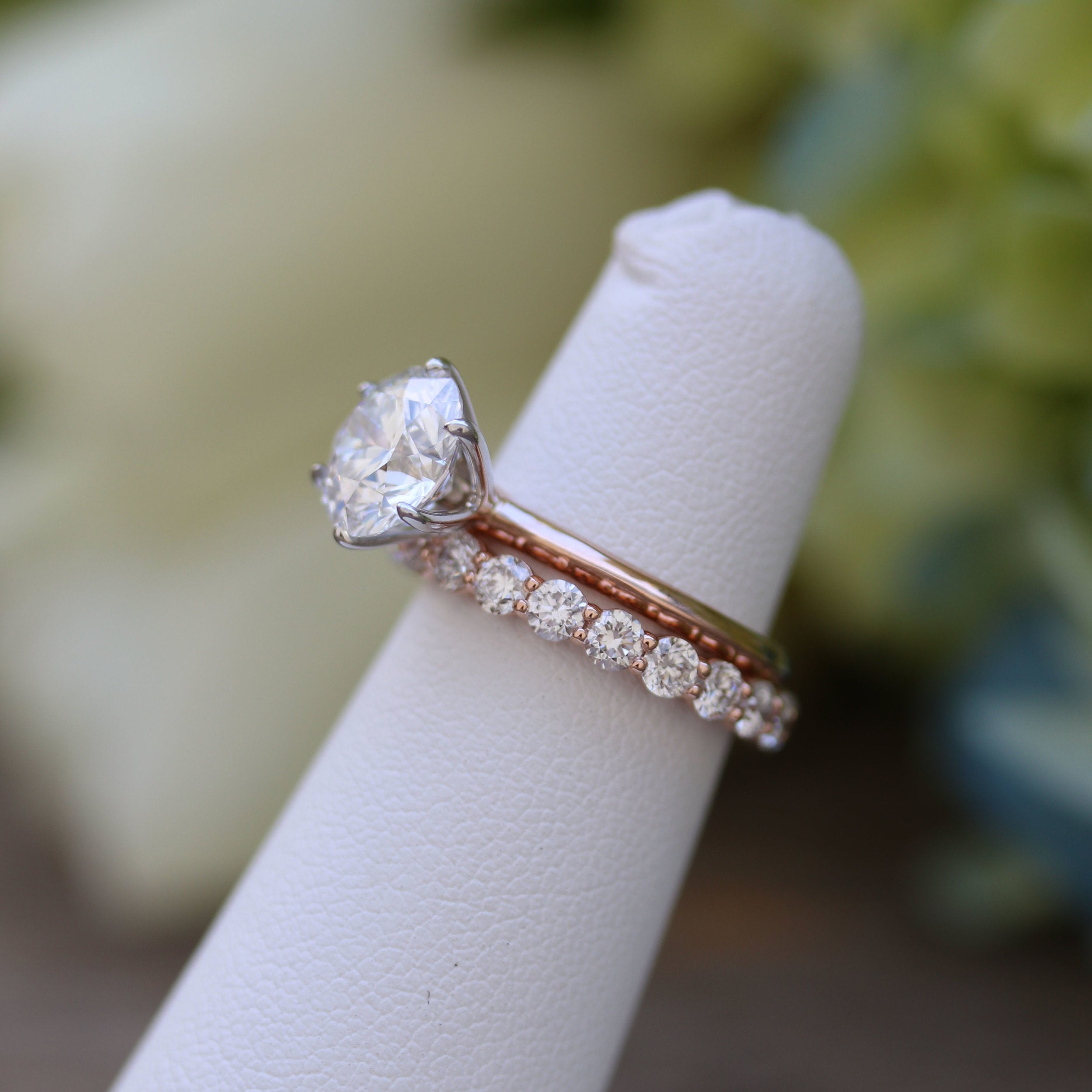 2.50 CT Round Moissanite Solitaire Engagement Ring