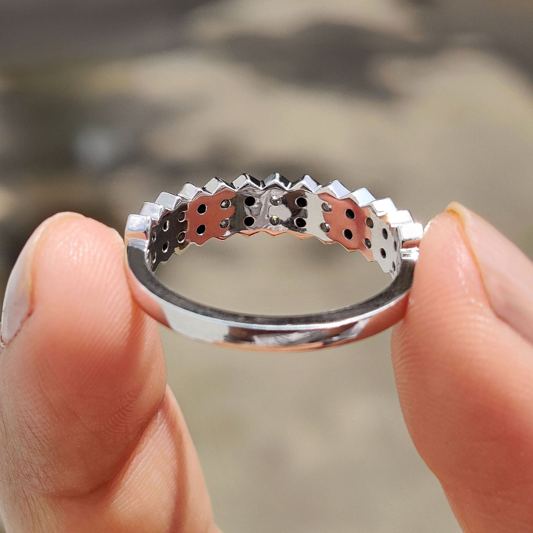 Black and White Wedding Band