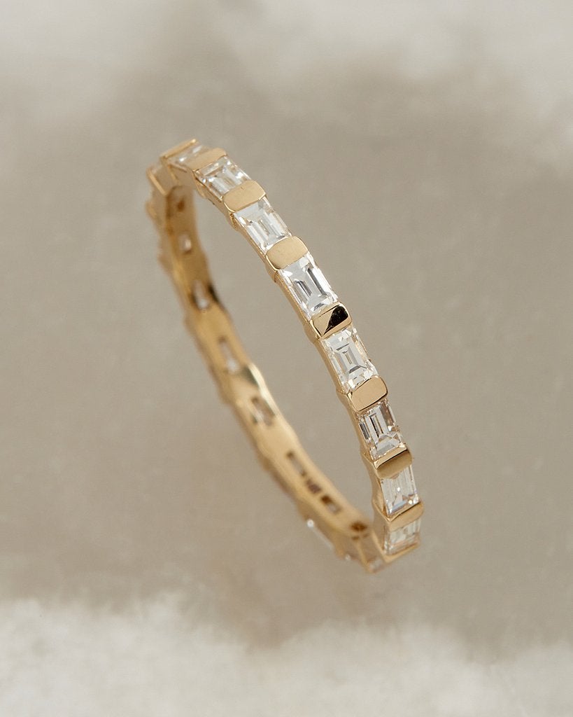 0.80CTW Baguette Cut Full Eternity Wedding Band for Women Secondary image
