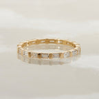 0.80CTW Baguette Cut Full Eternity Wedding Band for Women