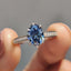 Channel Set Oval Cut Moissanite Ring