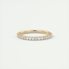 1.40CT Round Brilliant Cut Moissanite Full Eternity Unique Wedding Band