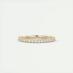 1.40CT Round Brilliant Cut Moissanite Full Eternity Unique Wedding Band