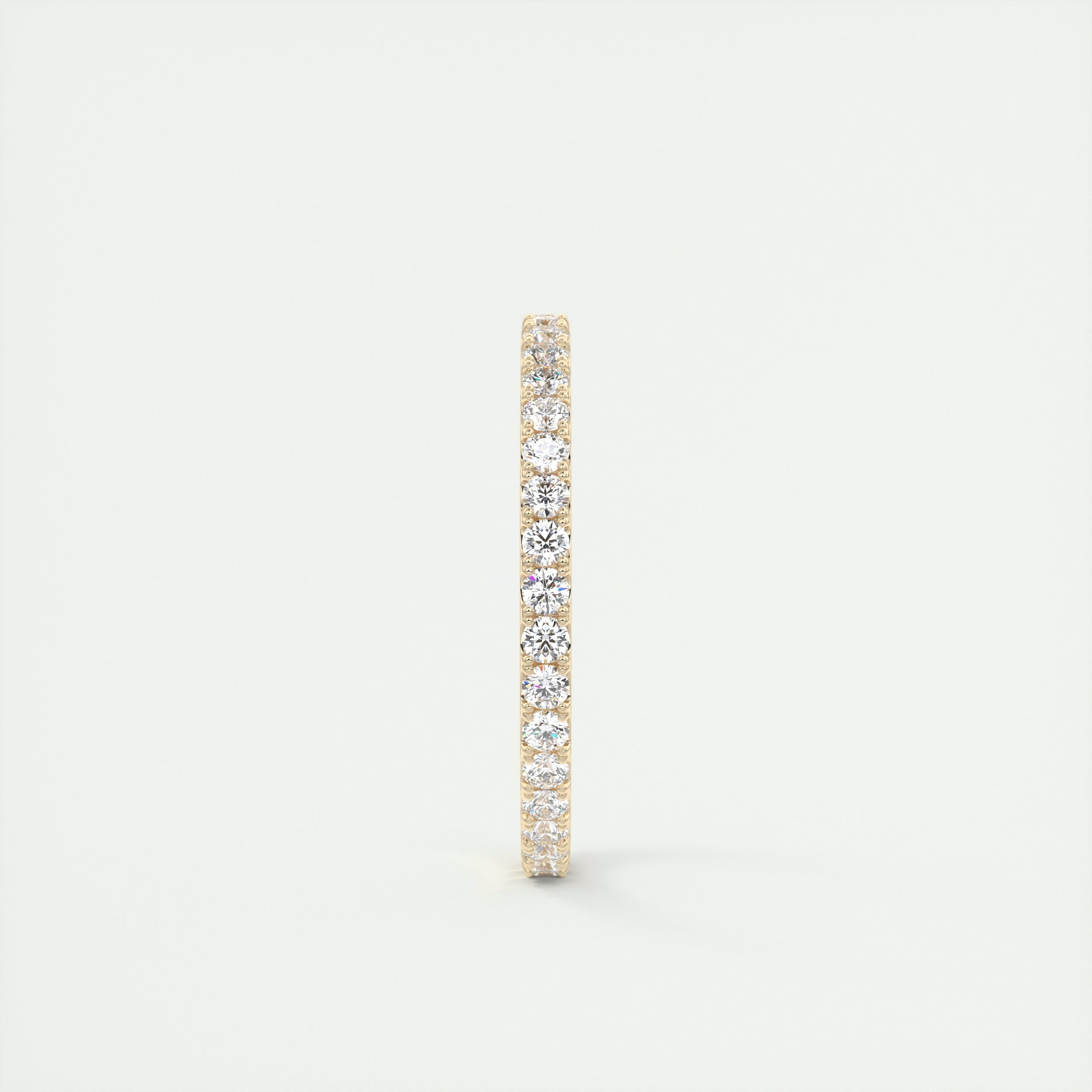 1.40CT Round Brilliant Cut Moissanite Full Eternity Unique Wedding Band