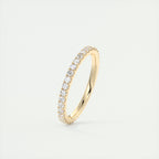 1.40CT Round Brilliant Cut Moissanite Full Eternity Unique Wedding Band
