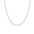 Trillion Cut Moissanite Diamond Tennis Necklace