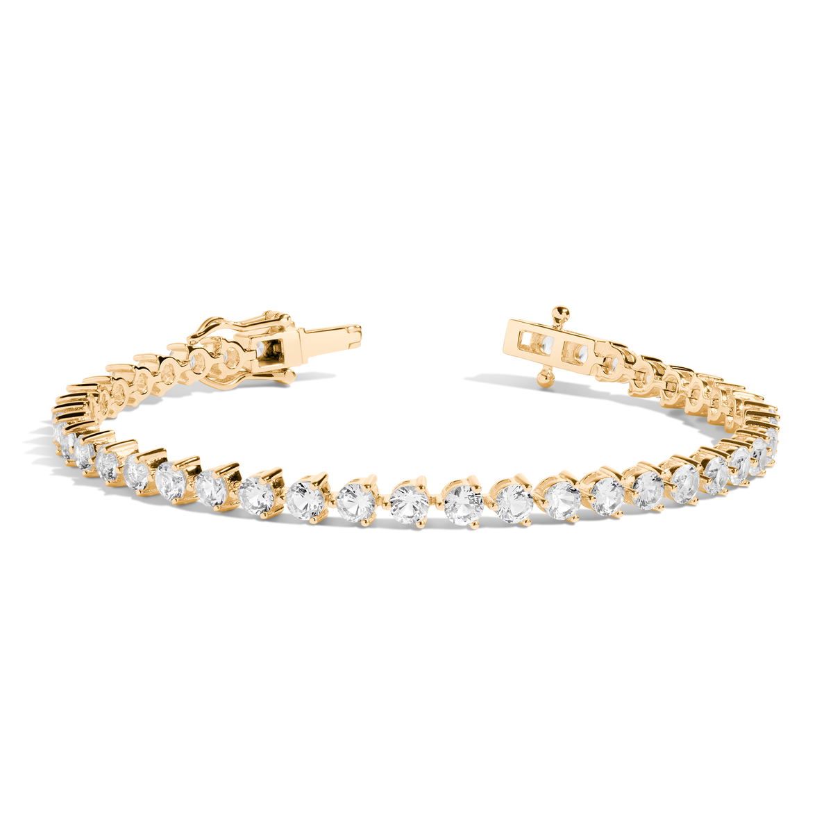 Round Cut Moissanite Diamond Tennis bracelets