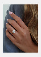 2.0 CT Round Brilliant Cut Moissanite Solitaire Engagement Ring