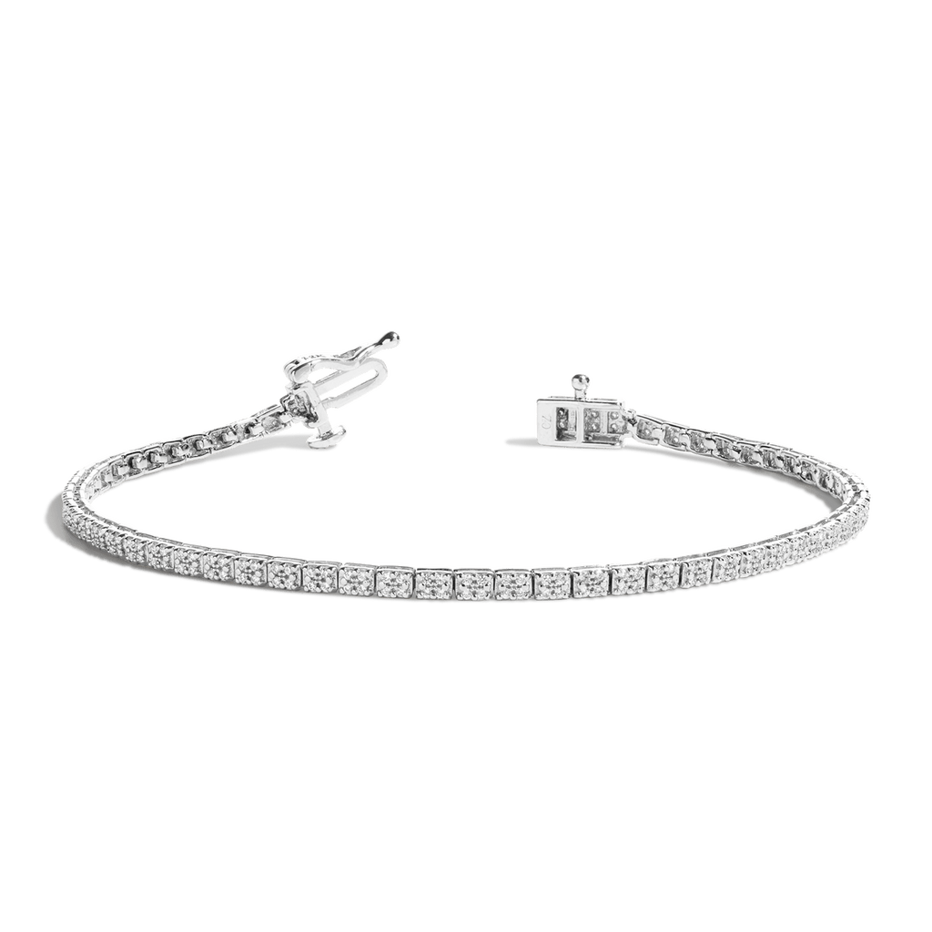 Round Cut Moissanite Diamond Tennis bracelets