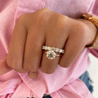 2.0 CT Round Brilliant Cut Moissanite Solitaire Engagement Ring