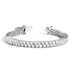 Heart Cut Moissanite Diamond Tennis bracelets