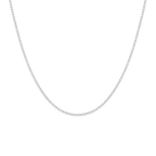Round Cut Moissanite Diamond Tennis Necklace