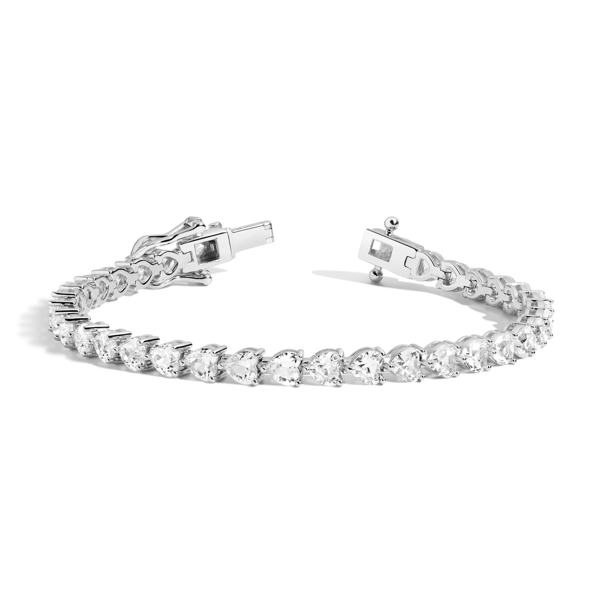 Heart Cut Moissanite Diamond Tennis bracelets