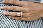 4.65 CT Cushion Cut Moissanite Solitaire Engagement Ring