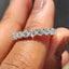 Lab Grown Round Diamond White Gold Wedding Band