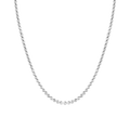 Round Cut Moissanite Diamond Tennis Necklace