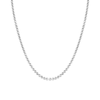 Round Cut Moissanite Diamond Tennis Necklace
