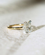 1.0 -3.04 CT Radiant ⁠Cut Lab Grown Diamond Hidden Halo Engagement Ring