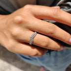 Round Diamond Eternity Band - Half Eternity