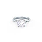 2.25 CT Round Brilliant Cut Moissanite Solitaire Engagement Ring