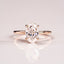 5.0 CT Oval Cut Moissanite Solitaire Engagement Ring