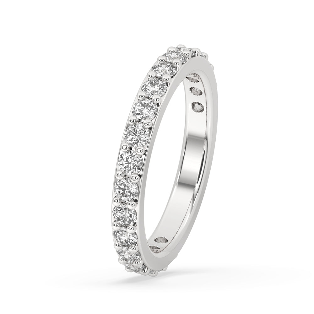 Half Eternity Band - Round Diamonds Imagen secundaria del producto