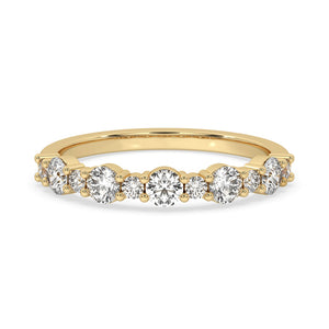 Half Eternity Band – Round Diamond