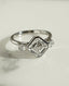 1.50 -3.50  CT Asscher ⁠Cut Lab Grown Diamond Bezel Engagement Ring