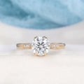 1.50CT Round Cut Moissanit Engagement Ring