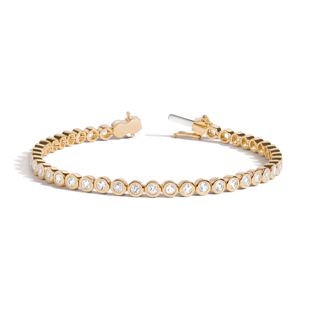 Round Cut Moissanite Diamond Tennis bracelets