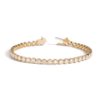 Round Cut Moissanite Diamond Tennis bracelets