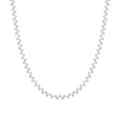 Round Cut Moissanite Diamond Tennis Necklace