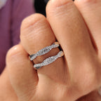 Round Cut Ring Enhancer Wedding Band