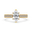 Hidden Halo Marquise Diamond Ring