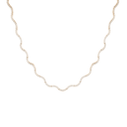 Round Cut Moissanite Diamond Tennis Necklace