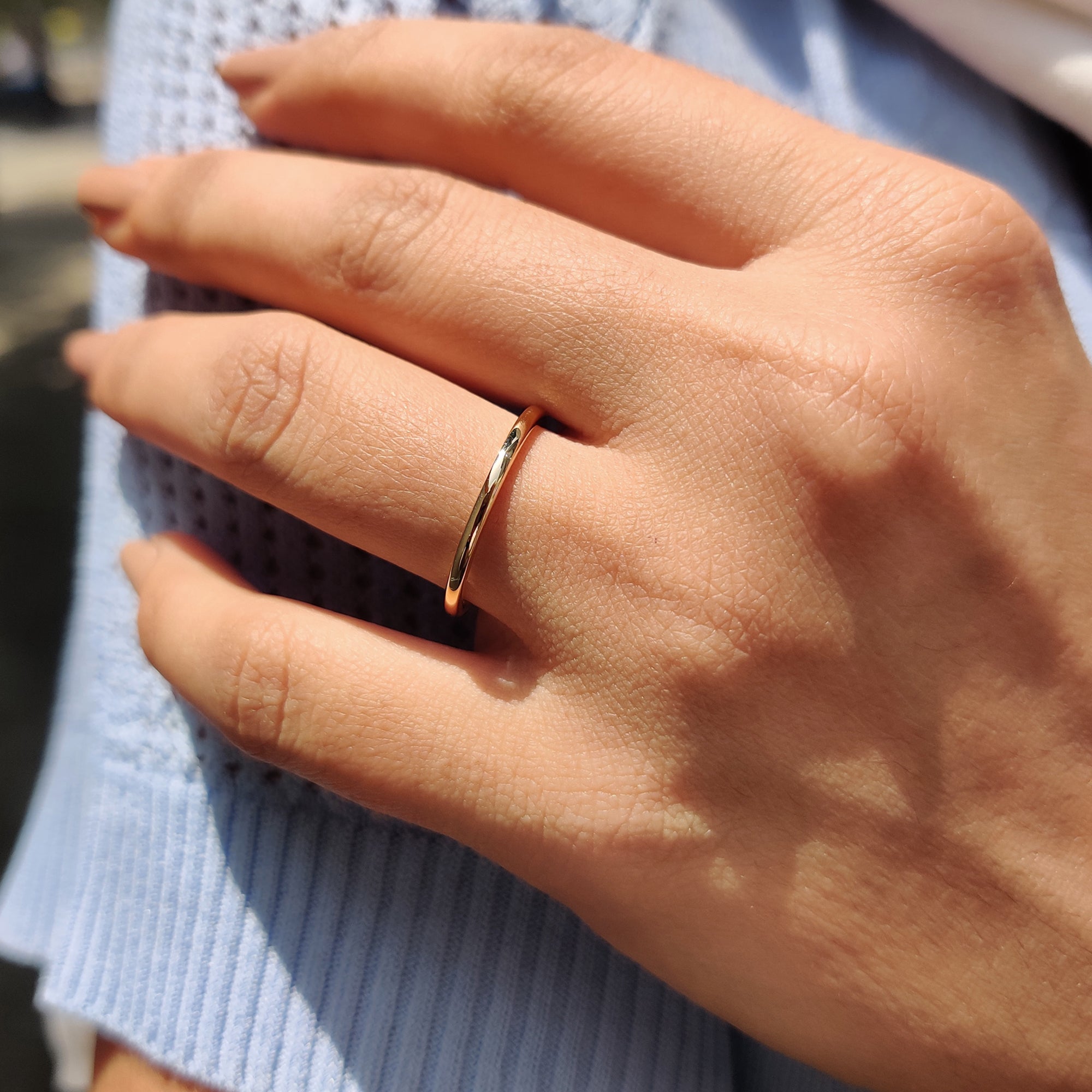 Simple Comfort Fit Wedding Band