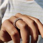 Shared Prong Wedding Band In Full Eternity